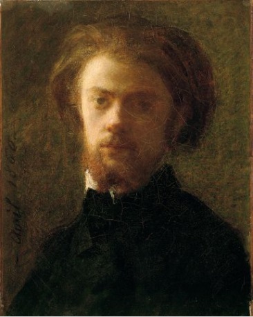 Self-Portrait 1860 Henri Fantin-Latour (1836-1904)   Location TBD